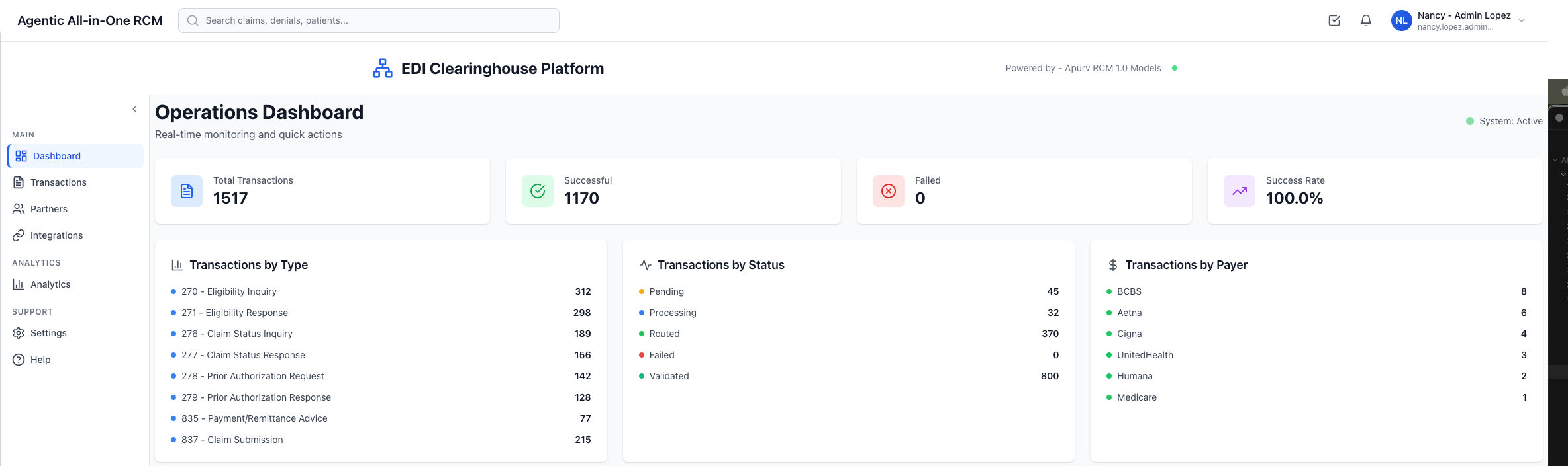 EDI Platform and Clearinghouse